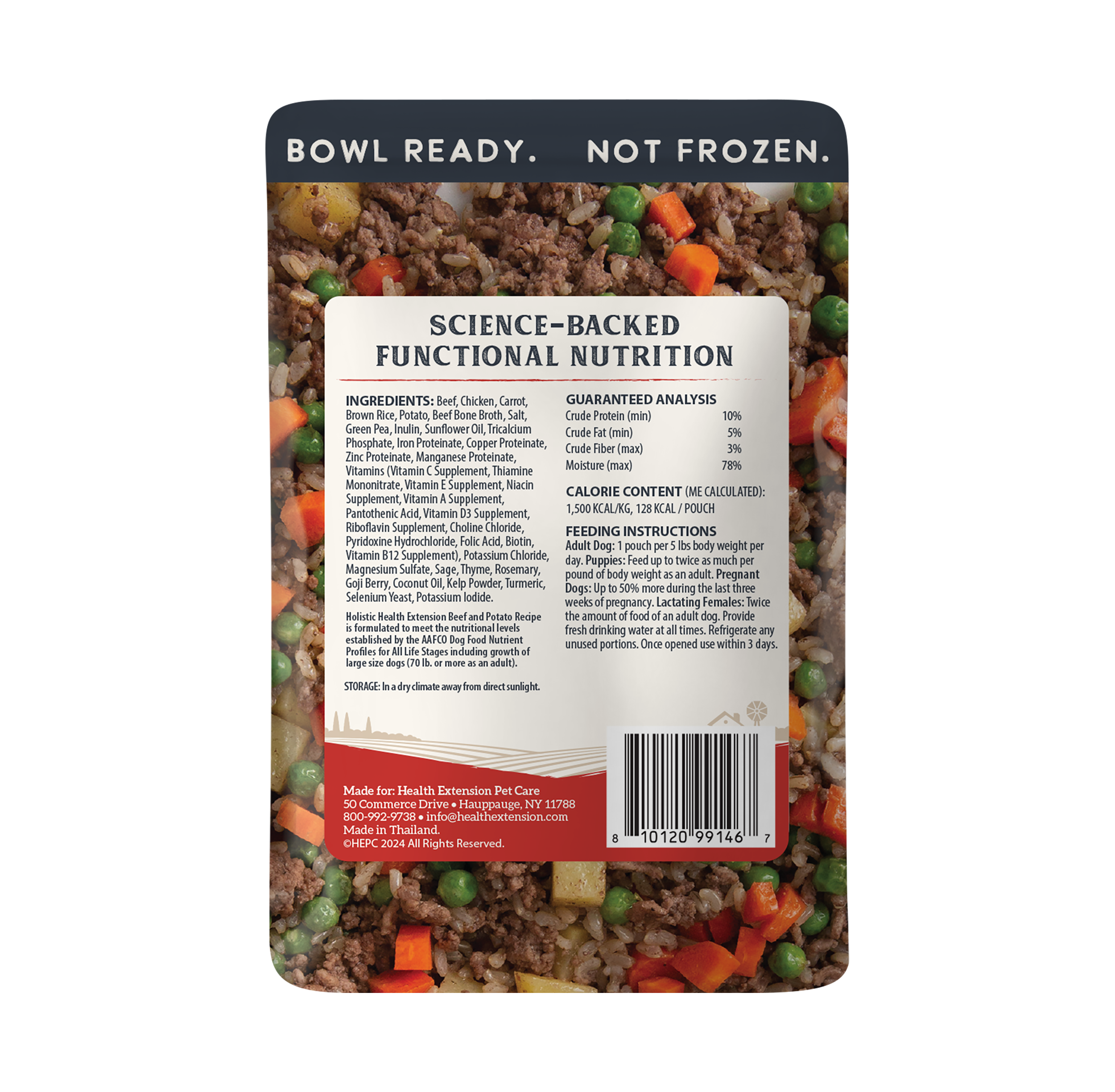 *Gently Cooked Beef And Potato Recipe 3oz 20 Pack