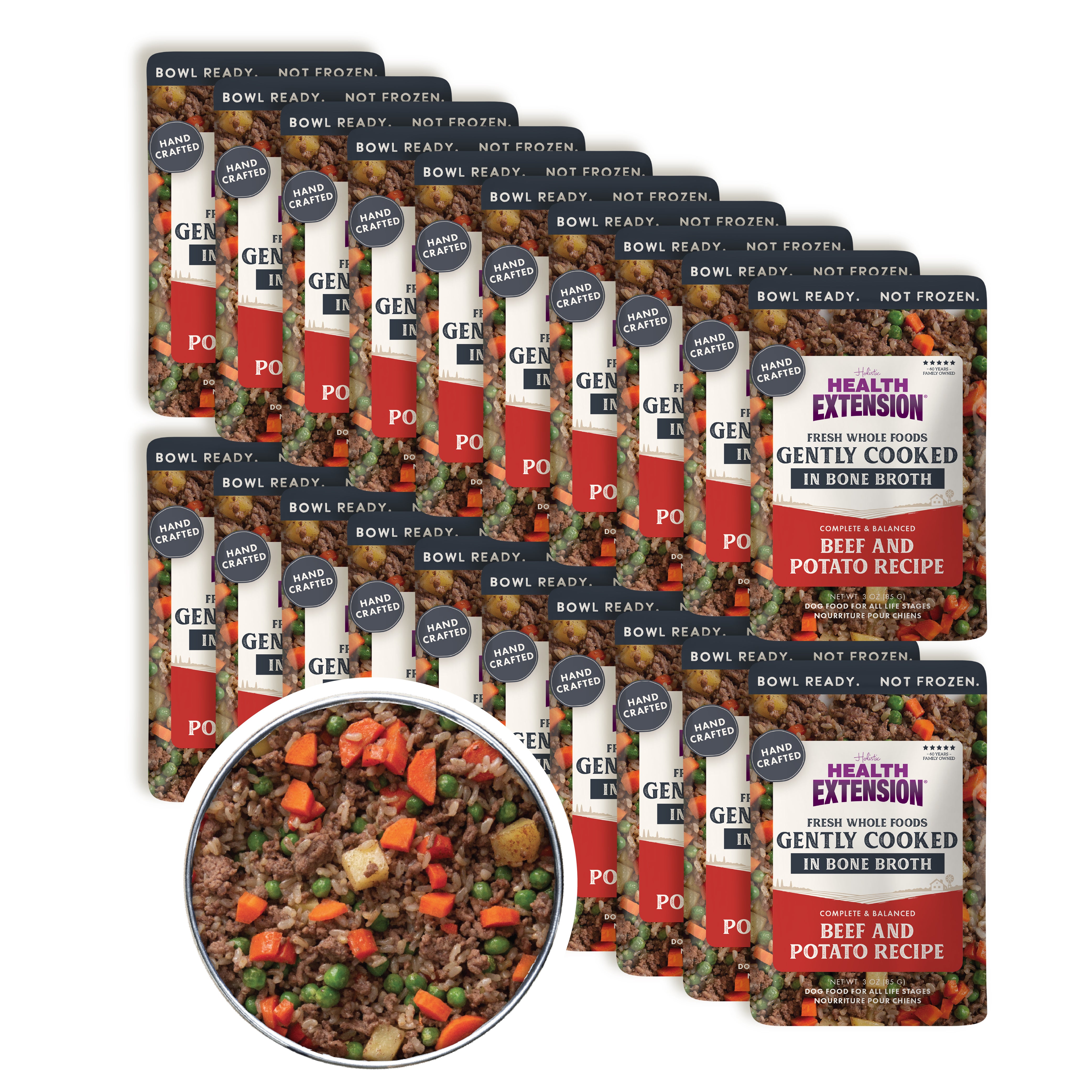 *Gently Cooked Beef And Potato Recipe 3oz 20 Pack