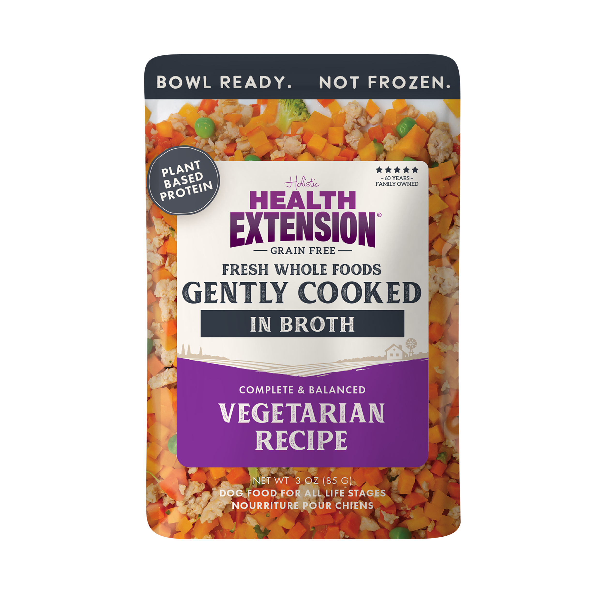 *Gently Cooked Grain Free Vegetarian Recipe 3oz 20 Pack