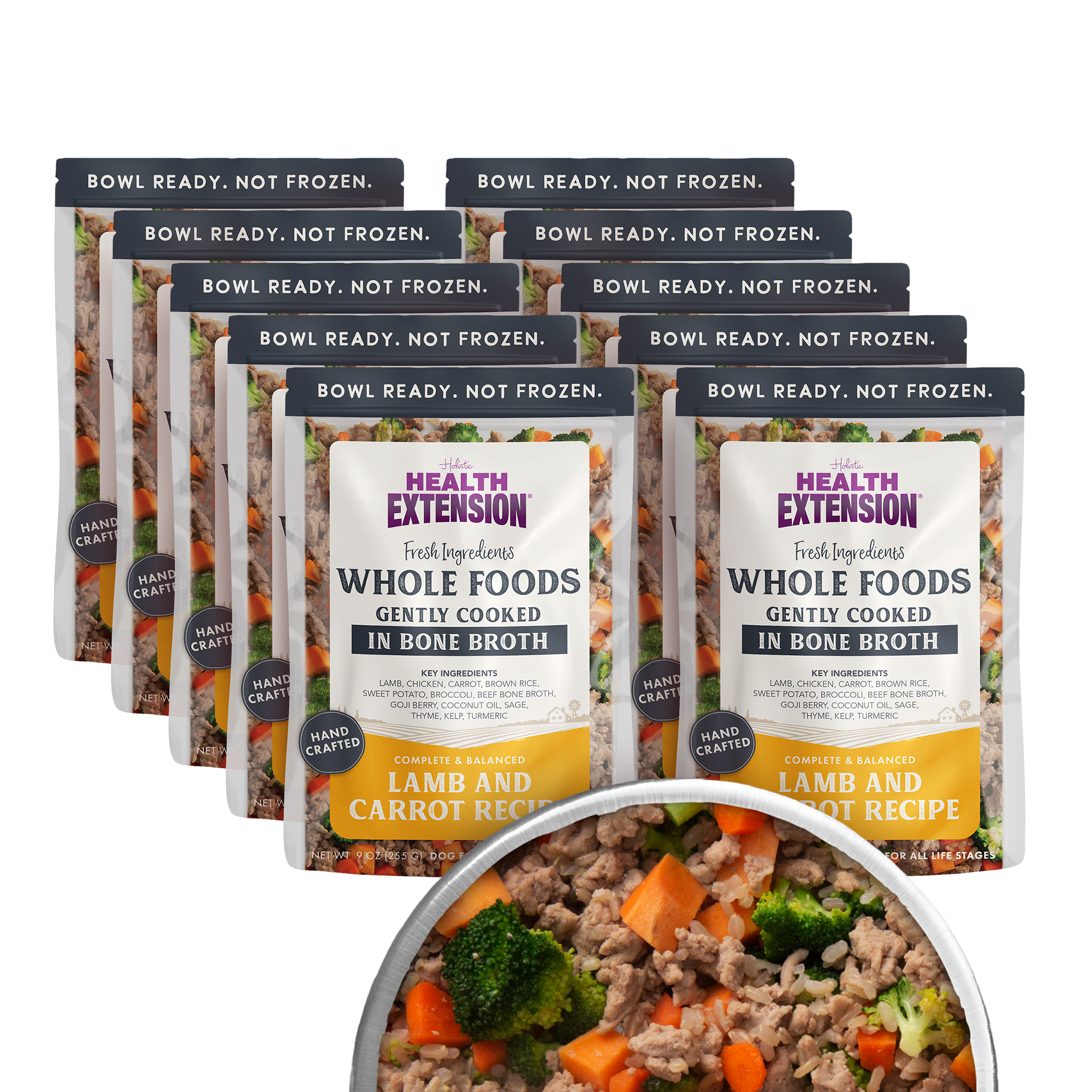 *Gently Cooked Lamb And Carrot Recipe 9oz 10 Pack