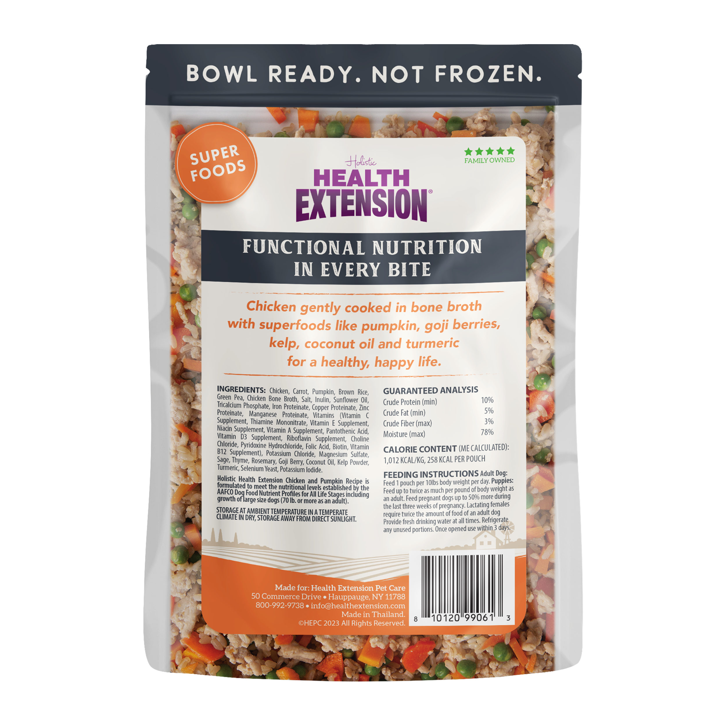 *Gently Cooked Chicken And Pumpkin Recipe 9oz 10 Pack