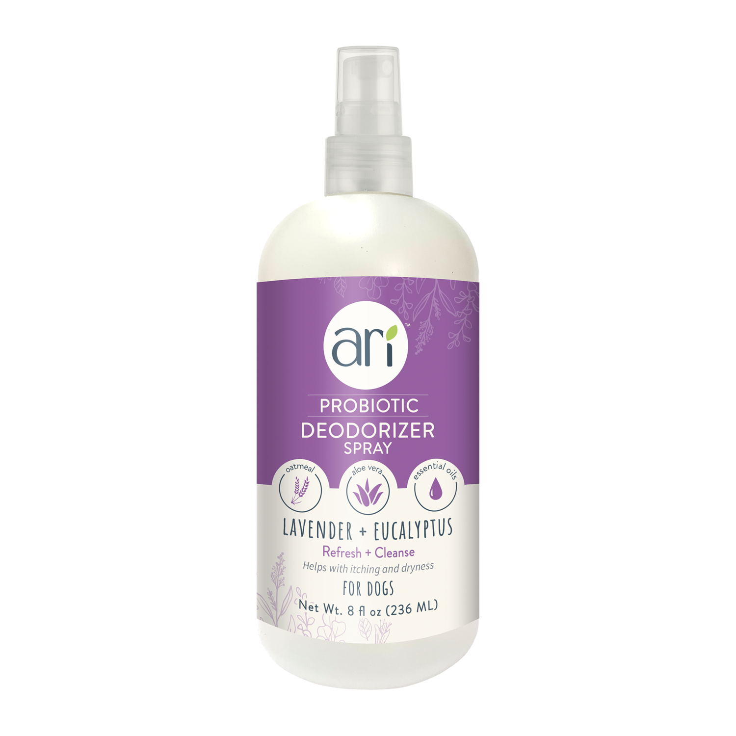 ARI Probiotic Deodorizer Spray – LAVENDER + EUCALYPTUS