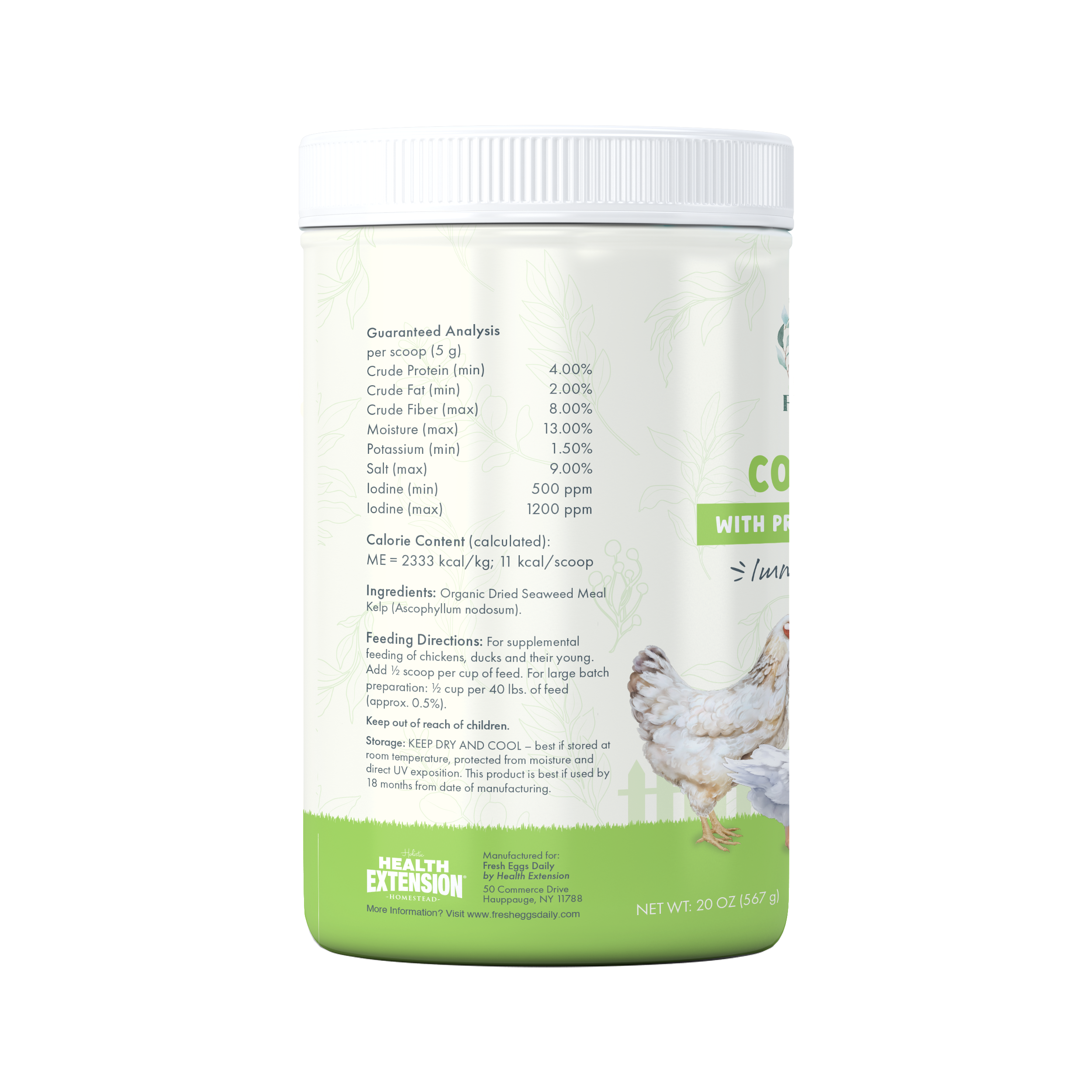 Fresh Eggs Daily Coop Kelp Organic Chicken & Duck Supplement