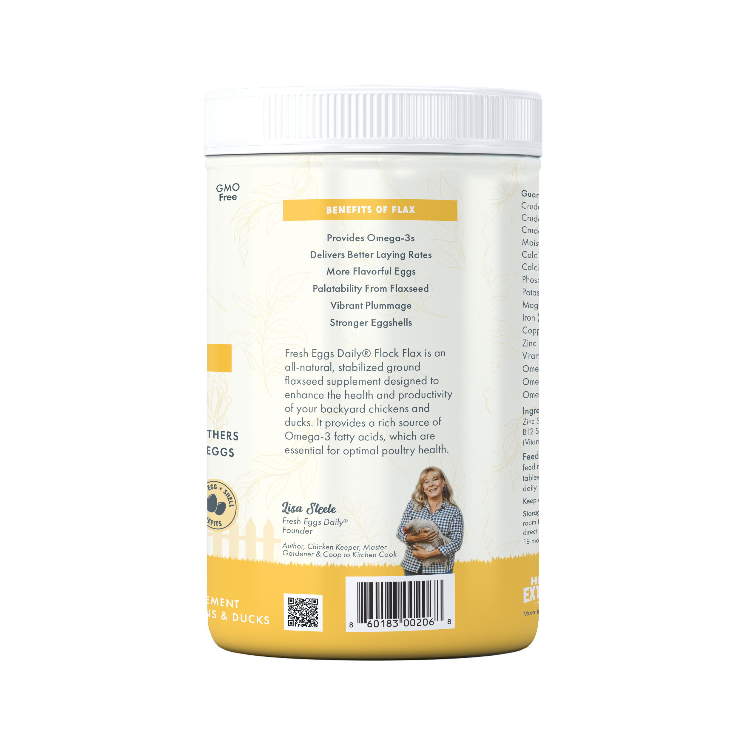 Fresh Eggs Daily Flock Flax Chicken & Duck Feed Supplement