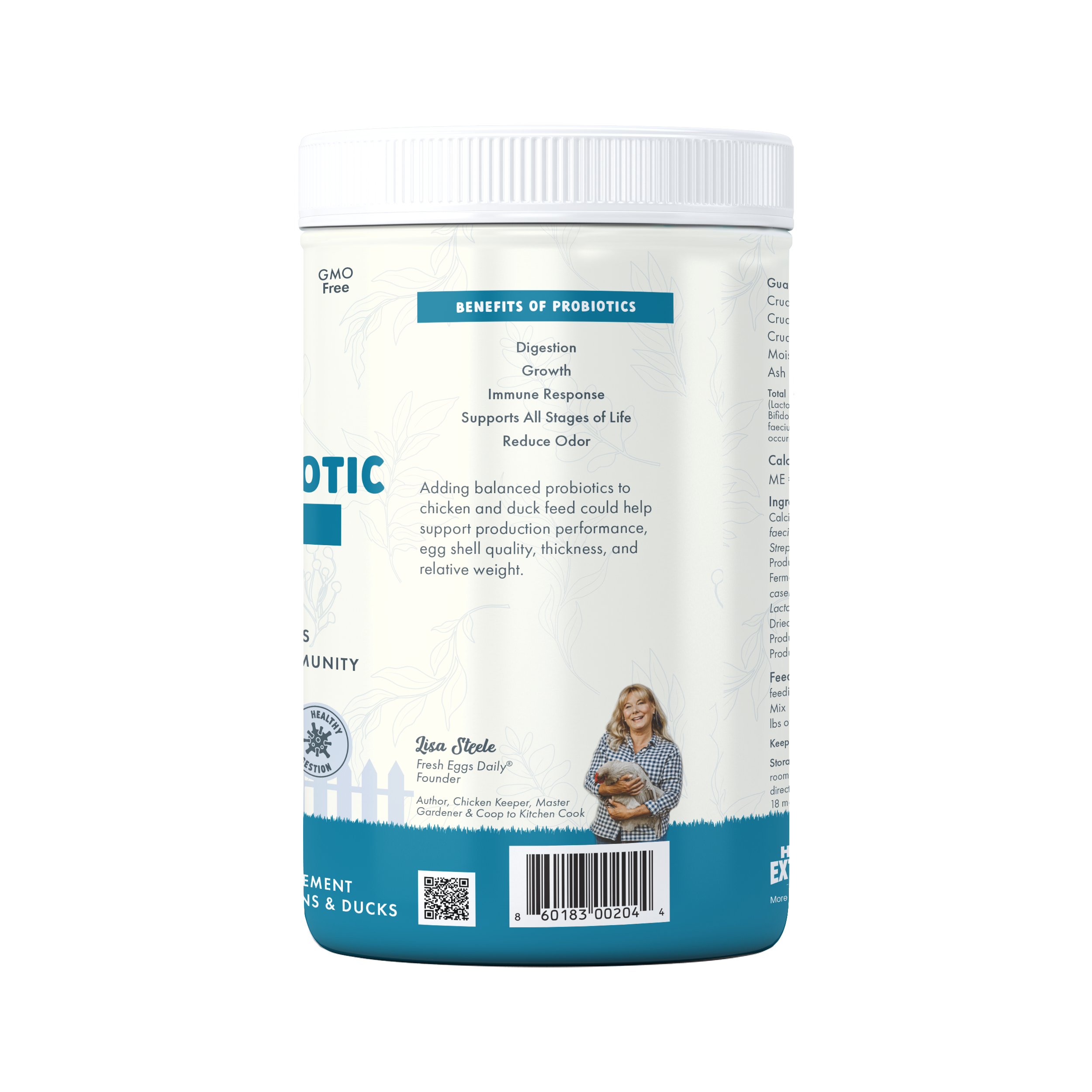 Fresh Eggs Daily Poultry Probiotics Balanced Mix Chicken & Duck Supplement