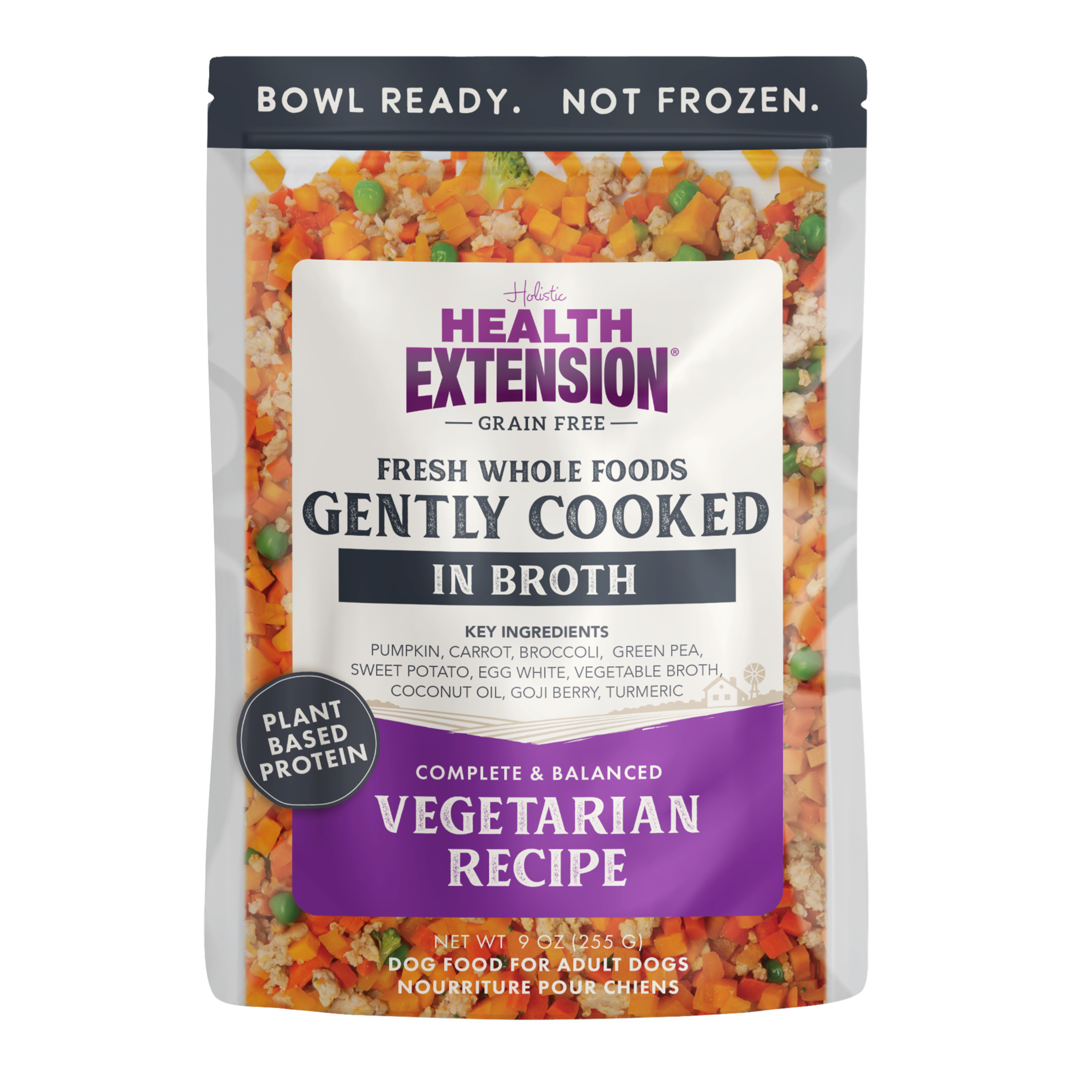 Gently Cooked Vegetarian 9oz front of pouch