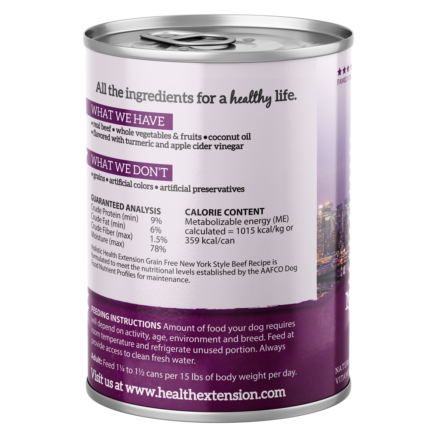 Grain Free New York Style - Beef Recipe