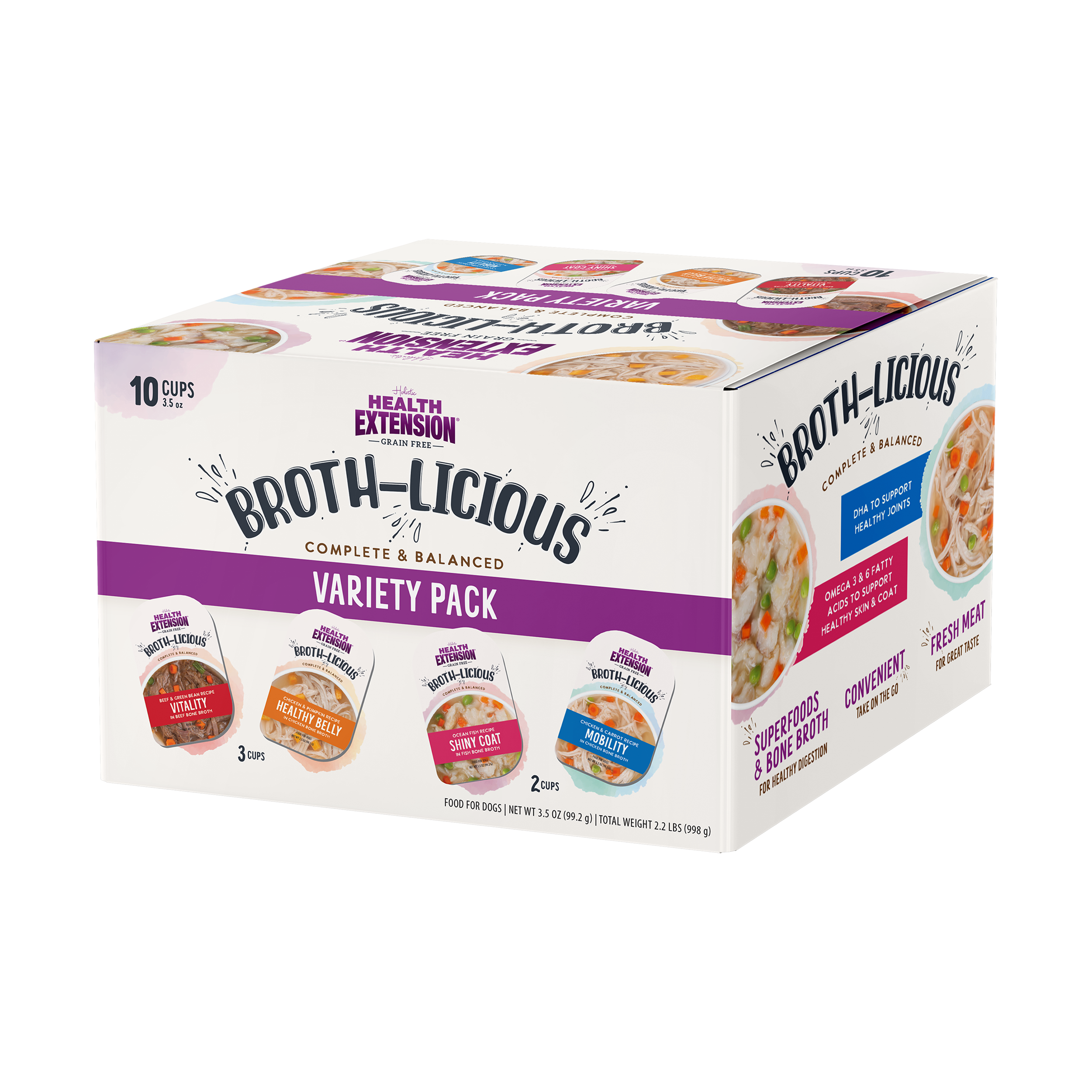 Broth-Licious Variety Pack for Adult Dogs