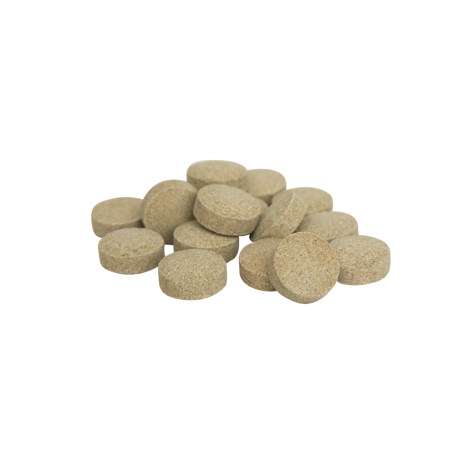 Lifetime vitamin tablets stacked on top of each other