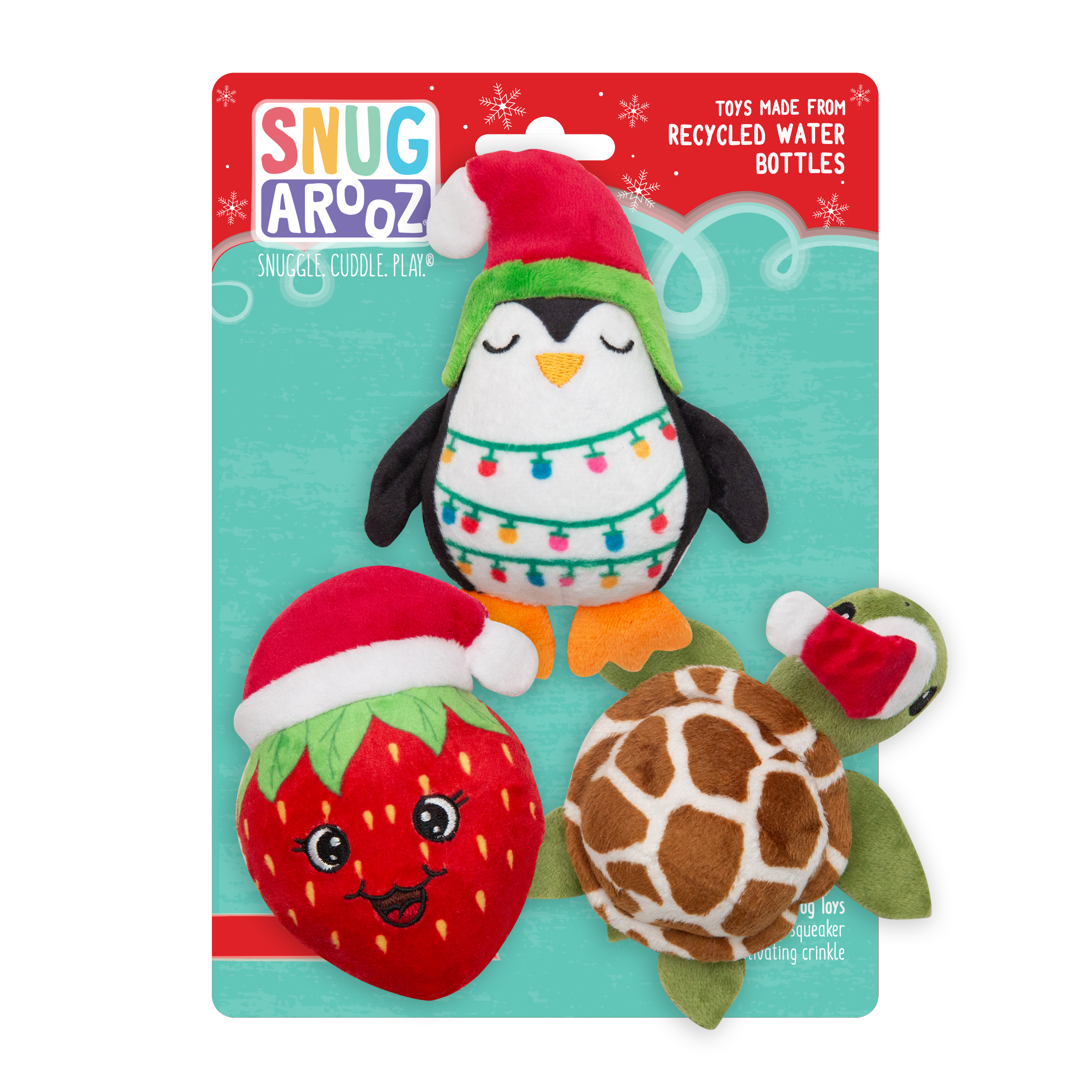 Christmas Fun (Baby Berry, Shelldon & Merry Penguin) 3pk