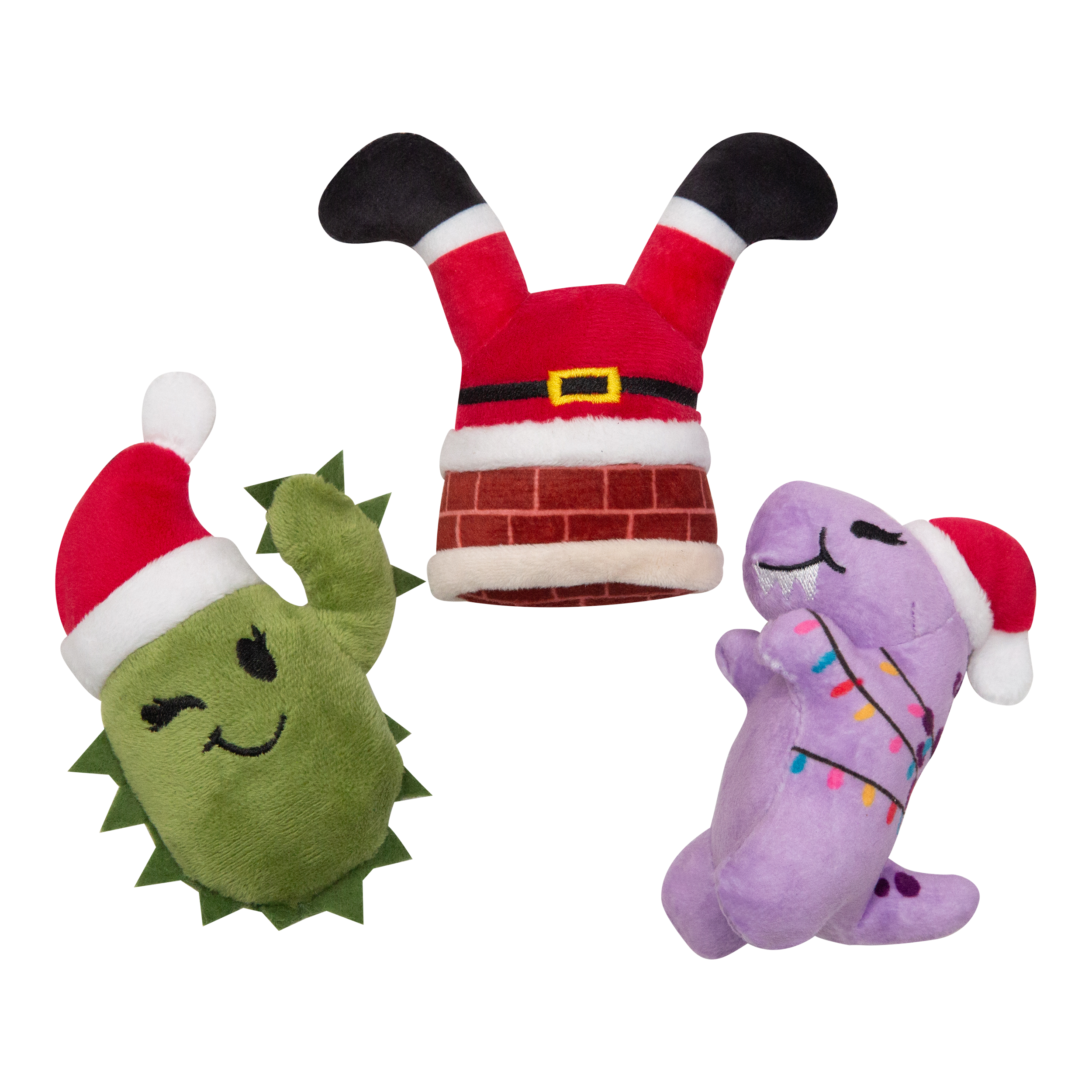 Santa's Fun (Baby T-Rex, Santa, Cactus) 3 pk