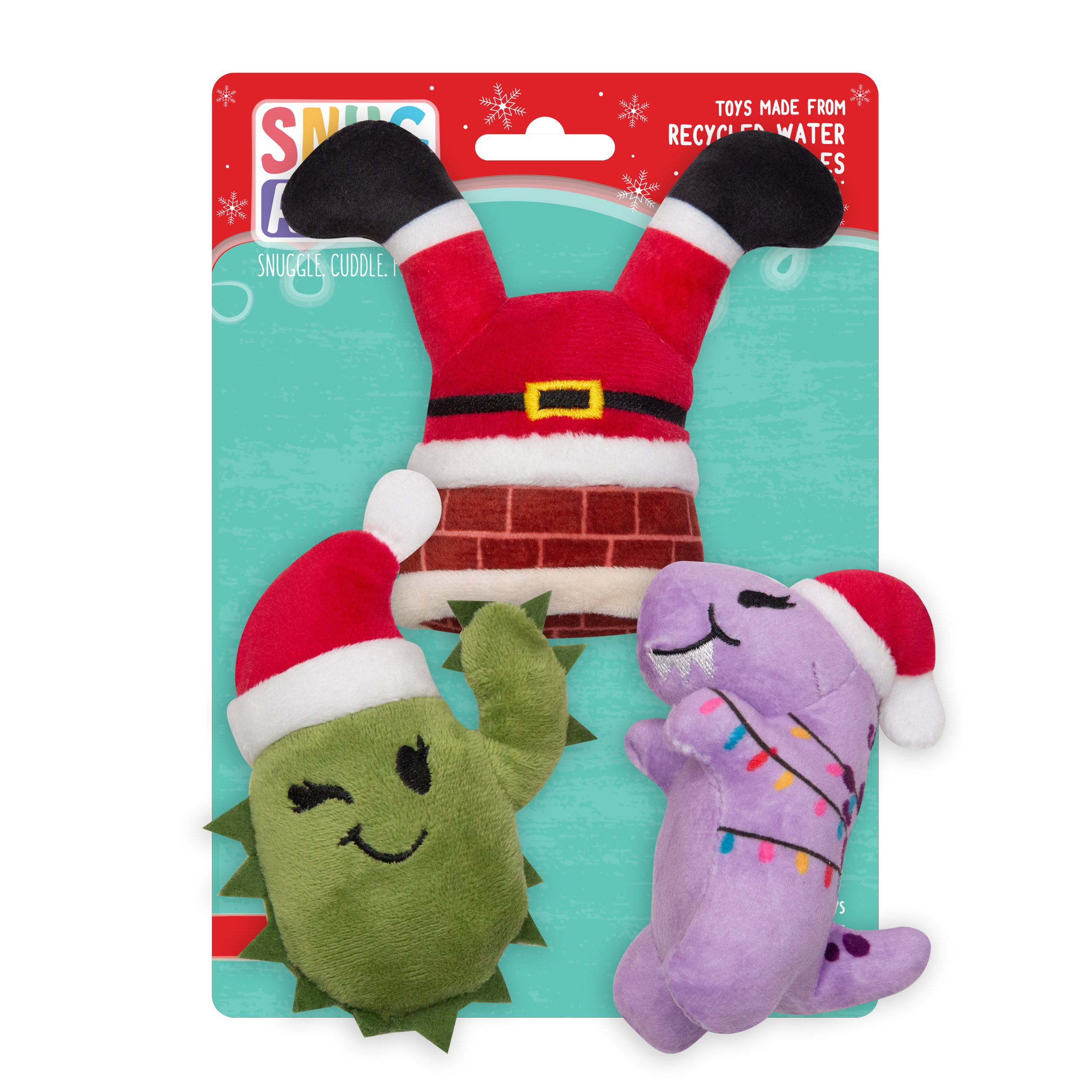 Santa's Fun (Baby T-Rex, Santa, Cactus) 3 pk