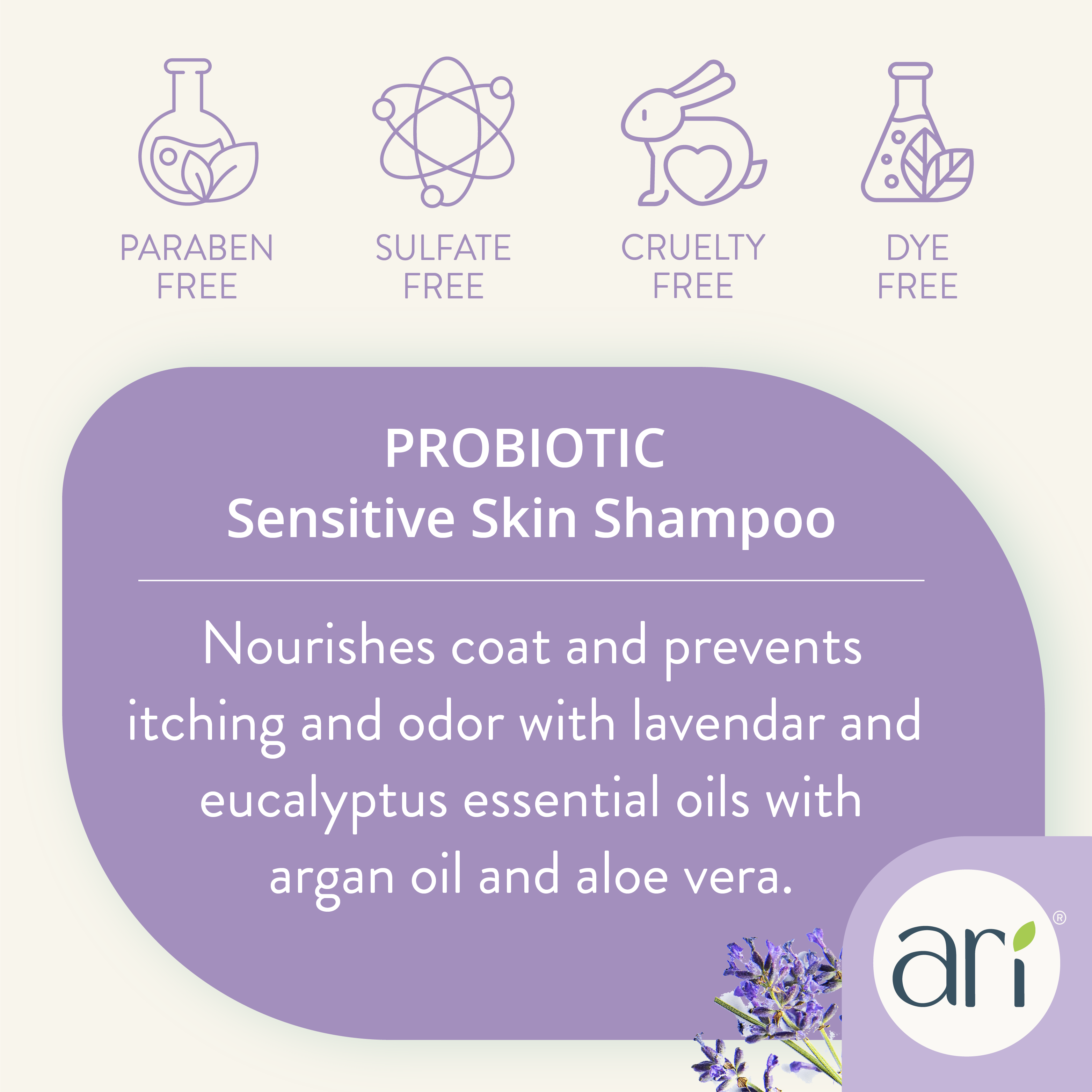 ARI Probiotic Sensitive Skin Shampoo