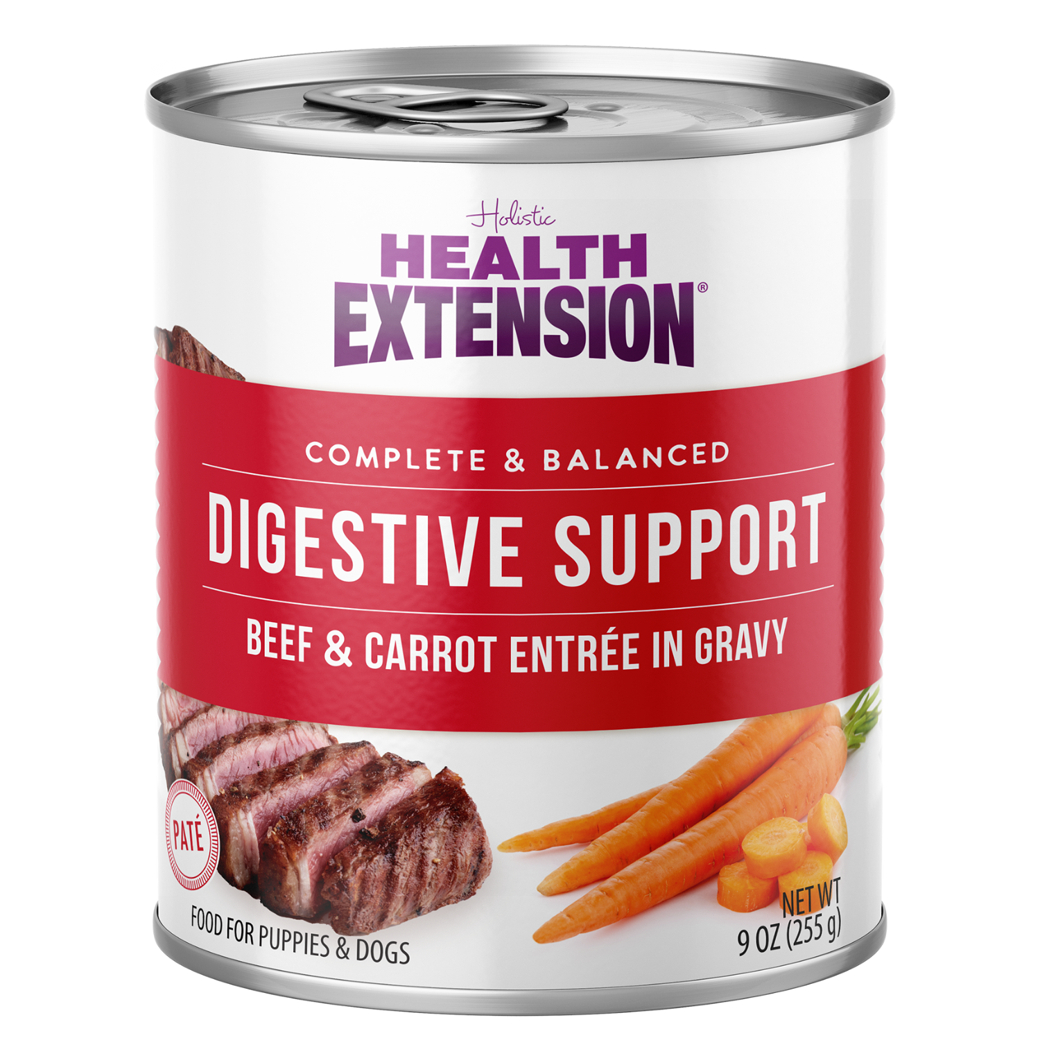 Digestive Support, Beef & Carrot Entrée in Gravy 9oz