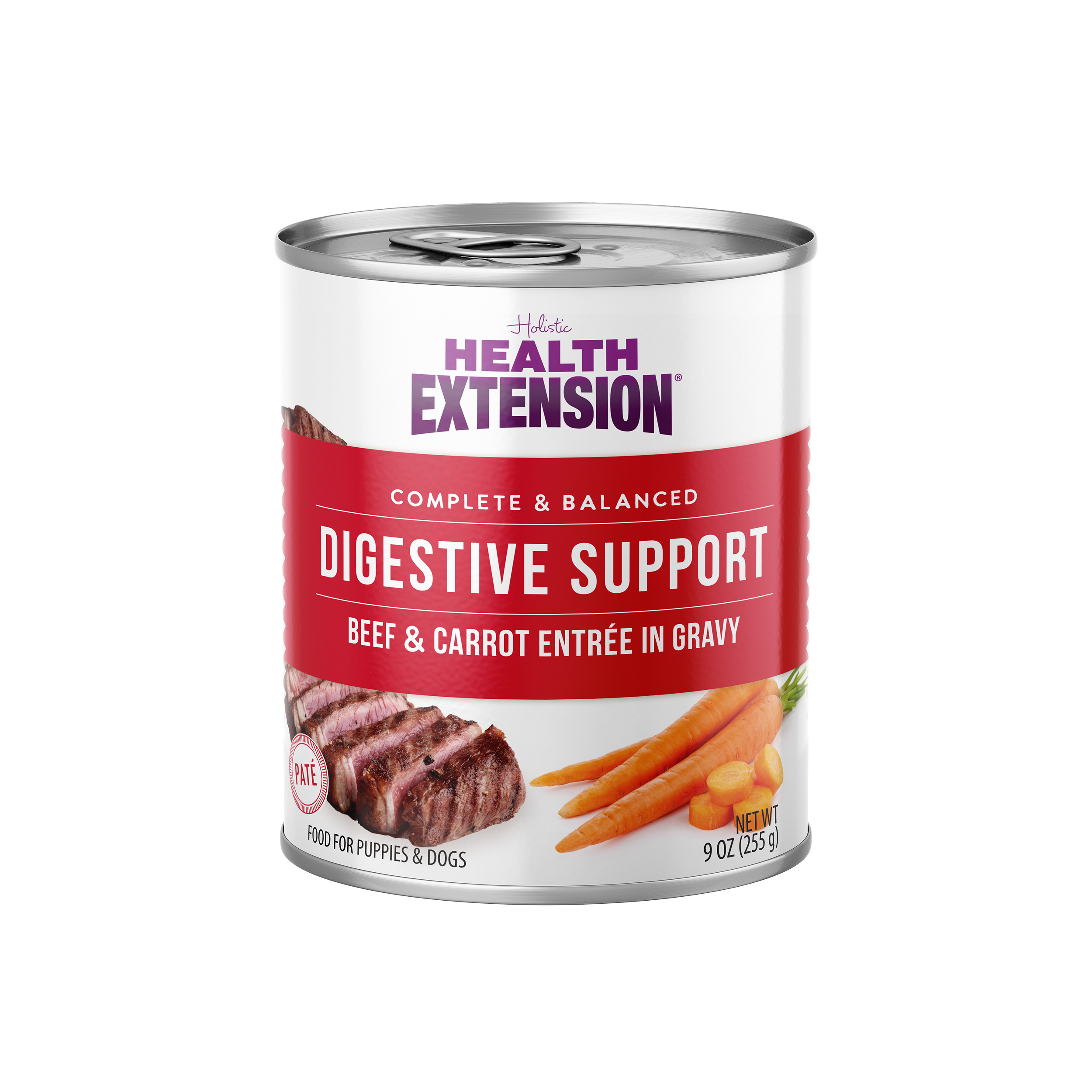 Digestive Support, Beef & Carrot Entrée in Gravy 9oz