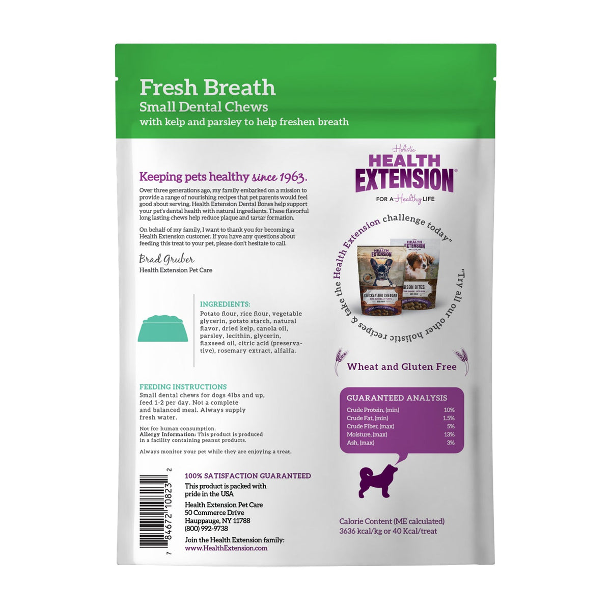 Health Extension Dental Bones Fresh Breath Large Dog