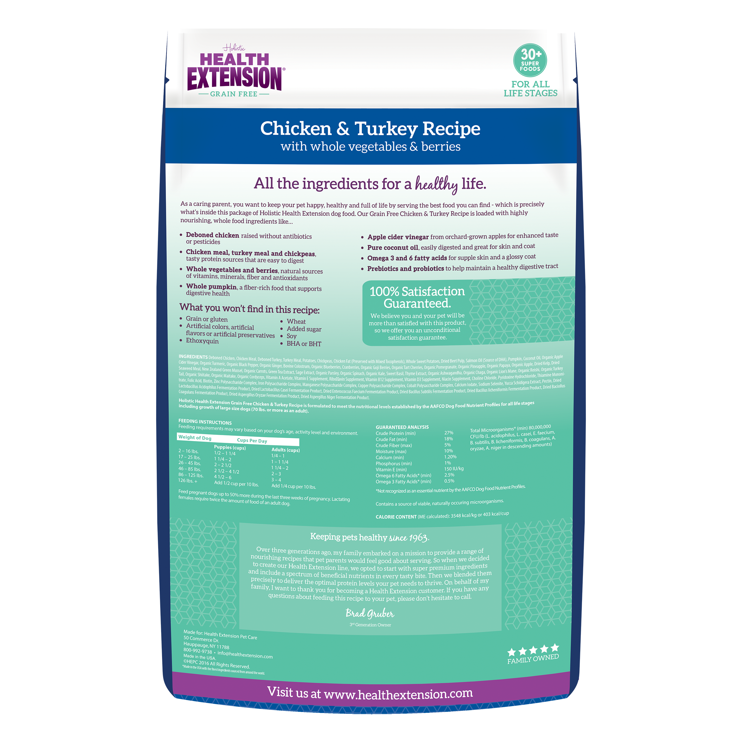 Grain Free Chicken & Turkey Recipe