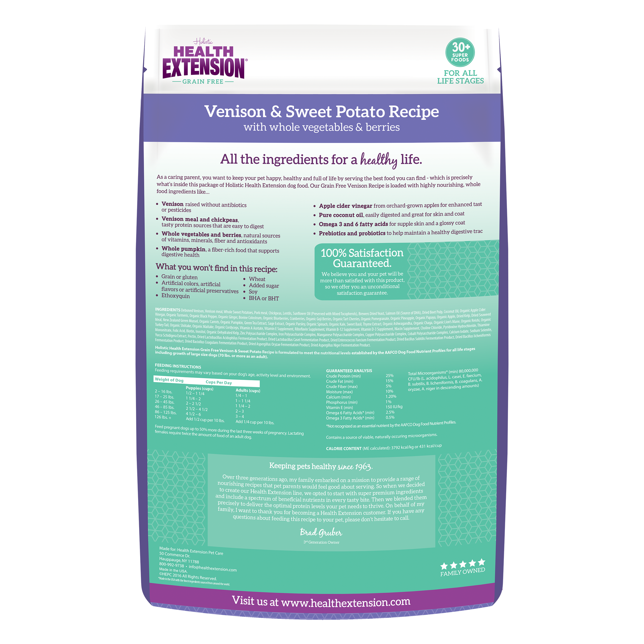 Grain Free Venison & Sweet Potato Recipe