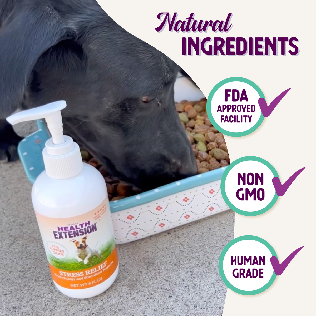 Picture of Health Extension Stress Relief Drops for Dogs and Puppies